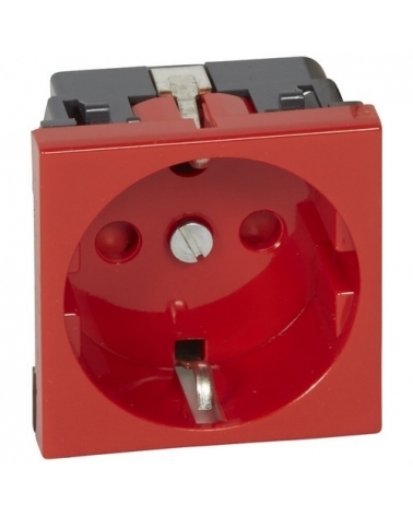 LEGRAND 077214 Toma 2P + TT lateral con obturador LEGRAND MOSAIC