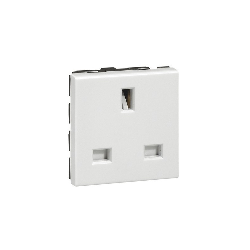 LEGRAND 077505 Toma 2P + TT británico 13A LEGRAND MOSAIC