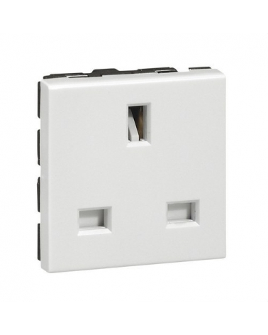 LEGRAND 077505 Toma 2P + TT británico 13A LEGRAND MOSAIC