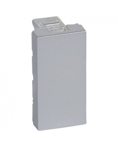 LEGRAND 079270 Tapa ciega 1 módulo aluminio LEGRAND MOSAIC