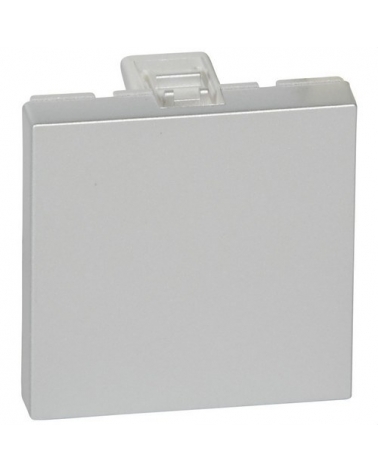 LEGRAND 079280 Tapa ciega 2 módulos aluminio LEGRAND MOSAIC