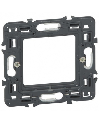 LEGRAND 080261 Soporte 2 módulos con GARRAS LEGRAND MOSAIC