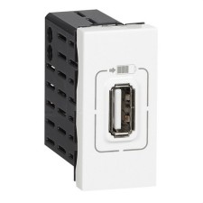 LEGRAND 077591 Alimentador USB 1 módulo blanco LEGRAND MOSAIC