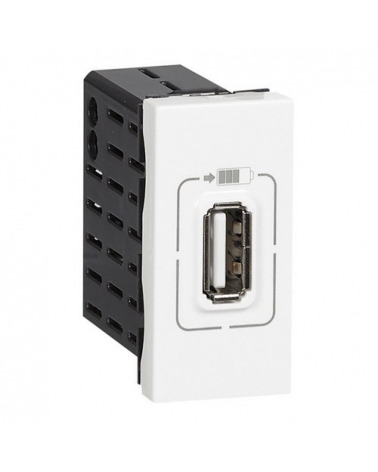 LEGRAND 077591 Alimentador USB 1 módulo blanco LEGRAND MOSAIC