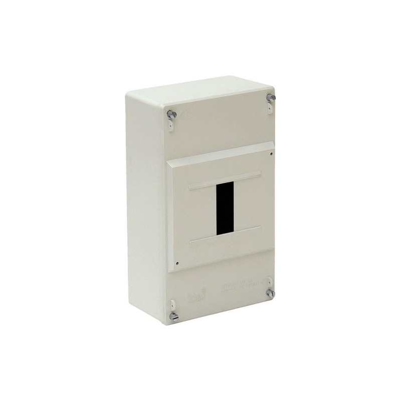 SOLERA 199 Caja distribución superficie 4 elementos 40A 115x188x55mm gris