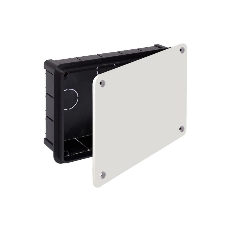 SOLERA 314 Caja registro o conexiones empotrar 200x130x60 tapa blanco con tornillos