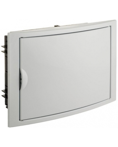 SOLERA 5012 Caja de distribución de empotrar de 14 elementos 320x233x75mm marco y puerta blanco