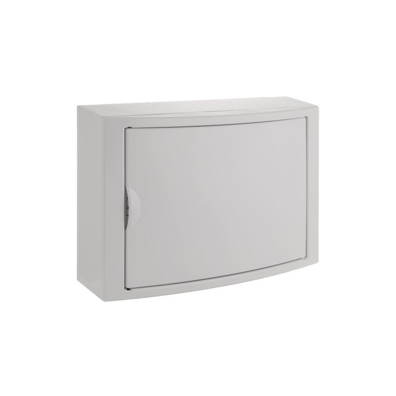 SOLERA 5021 Caja de distribución de superficie de 14 elementos 362x250x104mm puerta blanca