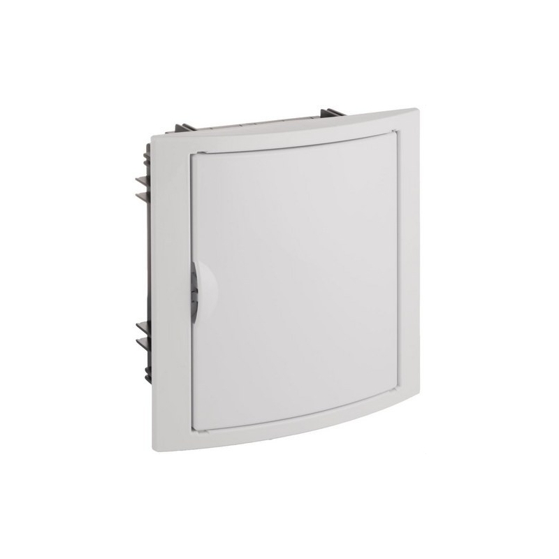 SOLERA 5108 Caja de distribución de empotrar de 8 elementos 205x233x72mm marco y puerta blancos