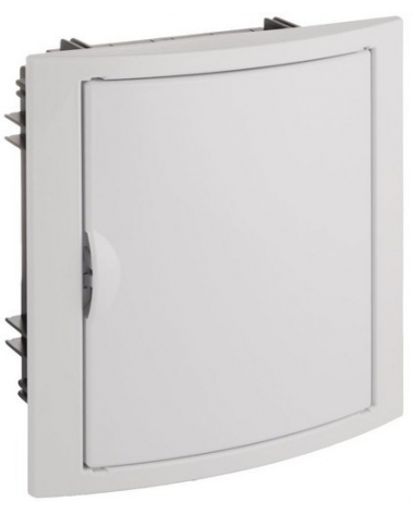 SOLERA 5108 Caja de distribución de empotrar de 8 elementos 205x233x72mm marco y puerta blancos