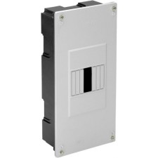 SOLERA 5218 Caja empotrar Serie CLÁSICA con 4 elementos 125x270x68mm tapa gris