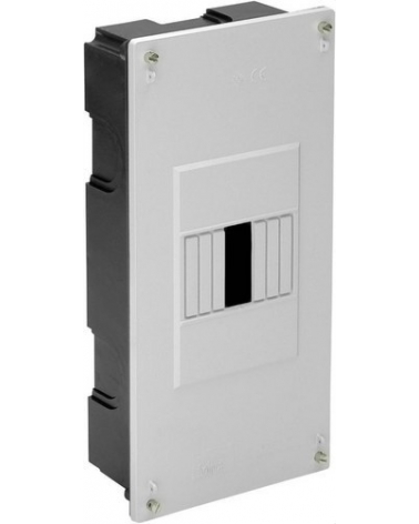 SOLERA 5218 Caja empotrar Serie CLÁSICA con 4 elementos 125x270x68mm tapa gris