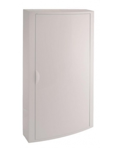 SOLERA 5441 Caja de distribución de superficie de 40 elementos + 4 precintables 362x686x104mm marco y puerta blancos