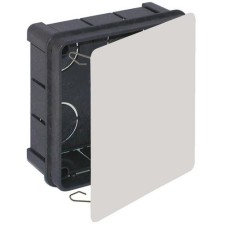 SOLERA 562 Caja 100x100x45 con tapa blanco garra metálica