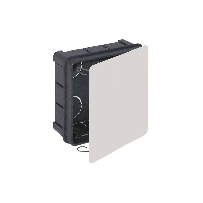 SOLERA 562 Caja 100x100x45 con tapa blanco garra metálica