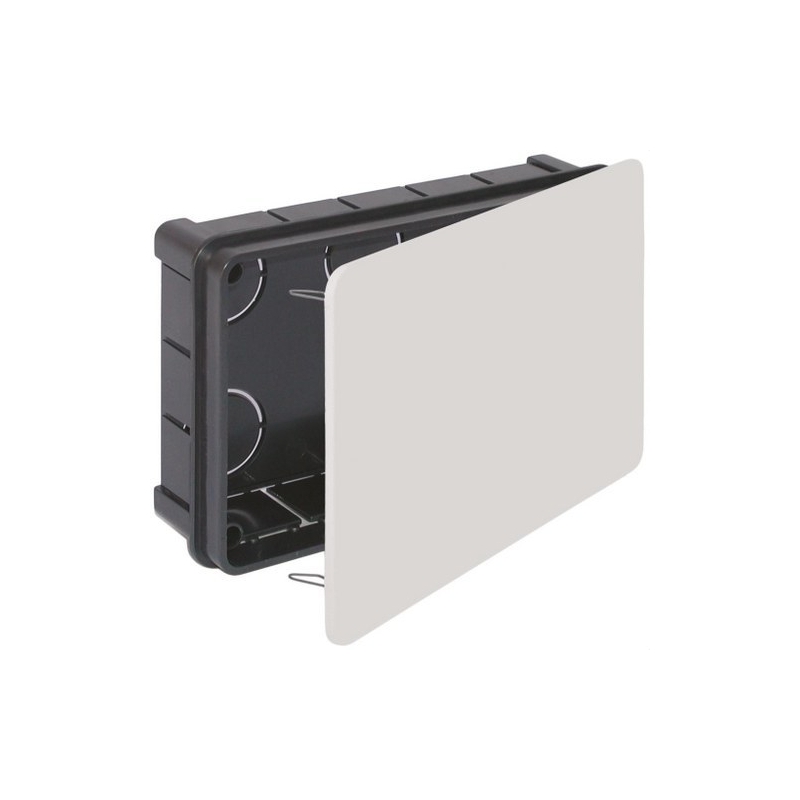 SOLERA 563 Caja 160x100x50 con tapa blanca garra metálica