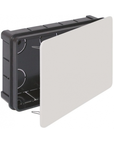 SOLERA 563 Caja 160x100x50 con tapa blanca garra metálica