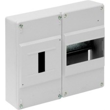 SOLERA 691 Caja distribución superficie 6 elementos+4 precintables 235x188x55mm marfil