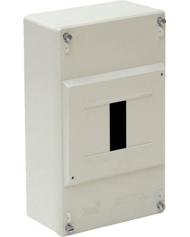 SOLERA 699 Caja distribución superficie 4 elementos 40A 115x188x55mm blanco