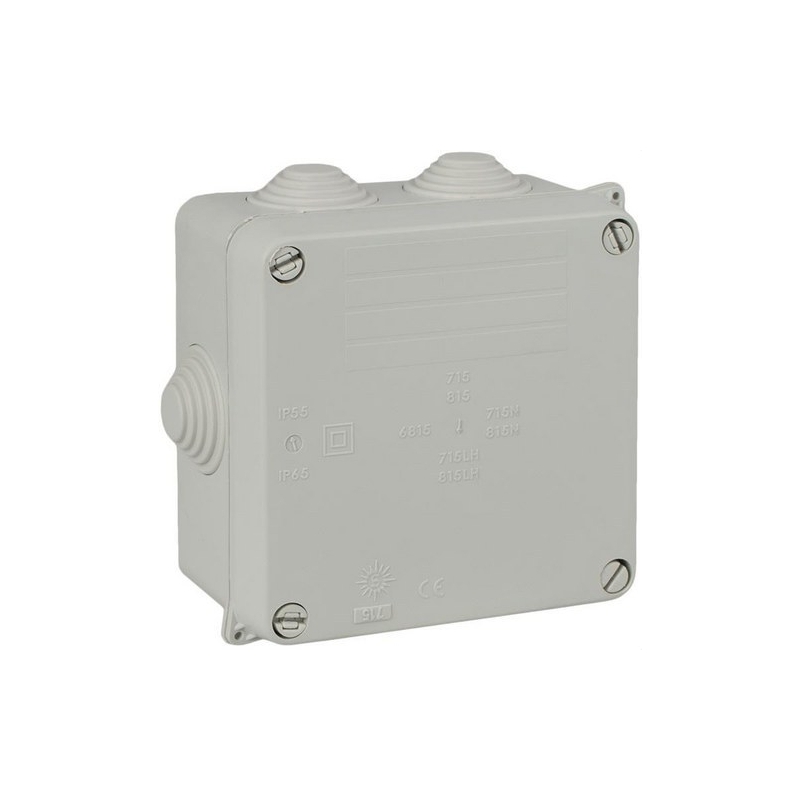 SOLERA 715 Caja estanca 100x100x55 con 7 conos PG16