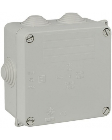 SOLERA 715 Caja estanca 100x100x55 con 7 conos PG16