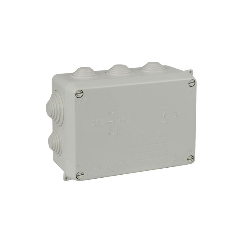 SOLERA 716 Caja estanca 153x110x65 10 conos PG16/21