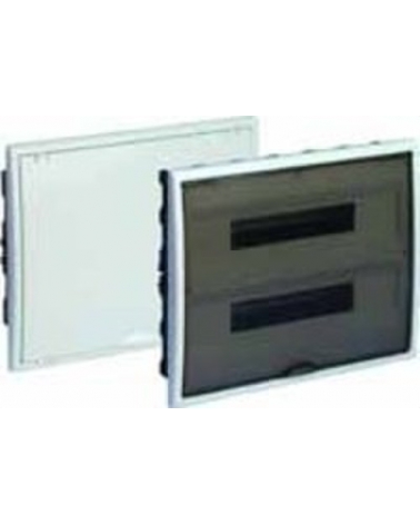 SOLERA 8206 Caja de distribución de empotrar de 40 elementos 400x320x72mm marco y puerta blancos