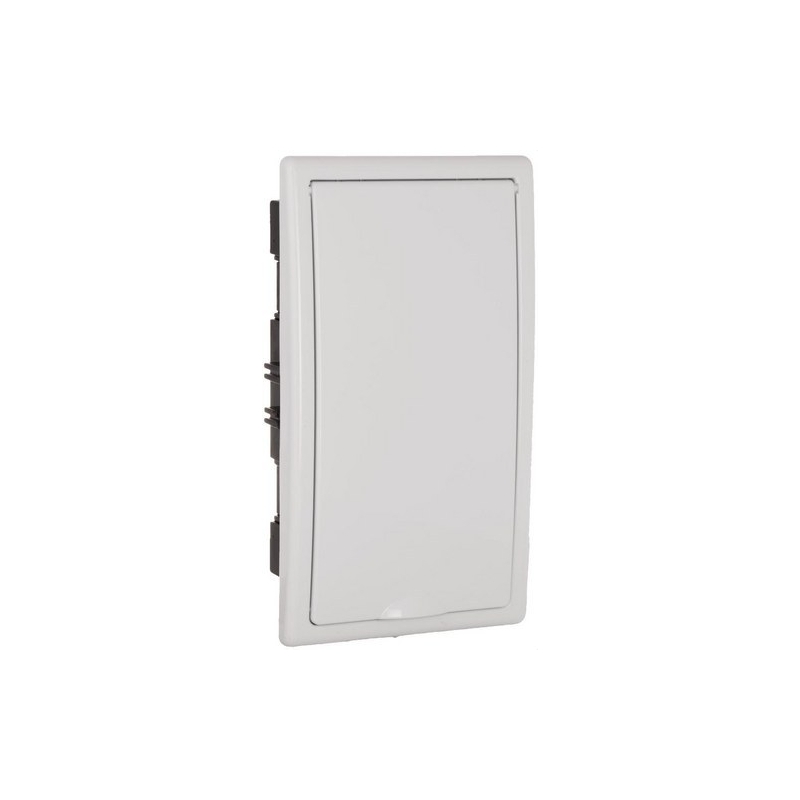 SOLERA 8208 Caja de distribución de empotrar de 4 elementos 140x270x72mm marco y puerta blancos