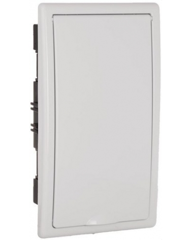 SOLERA 8208 Caja de distribución de empotrar de 4 elementos 140x270x72mm marco y puerta blancos