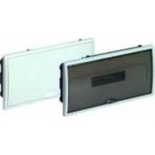 SOLERA 8685 Caja de distribución de empotrar de 18 elementos 386x225x72mm marco y puerta blancos