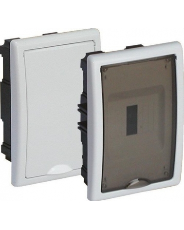 SOLERA 8694 Caja de distribución de empotrar de 4 elementos 125x195x72mm marco y puerta blancos