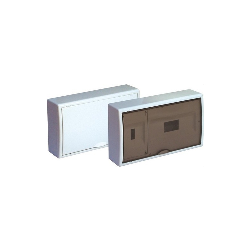 SOLERA 8698 Caja de distribución de superficie de 12 elementos + 4 precintables 407x247x104mm color blanco