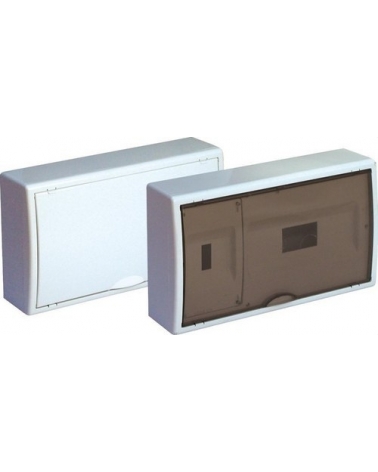 SOLERA 8698 Caja de distribución de superficie de 12 elementos + 4 precintables 407x247x104mm color blanco