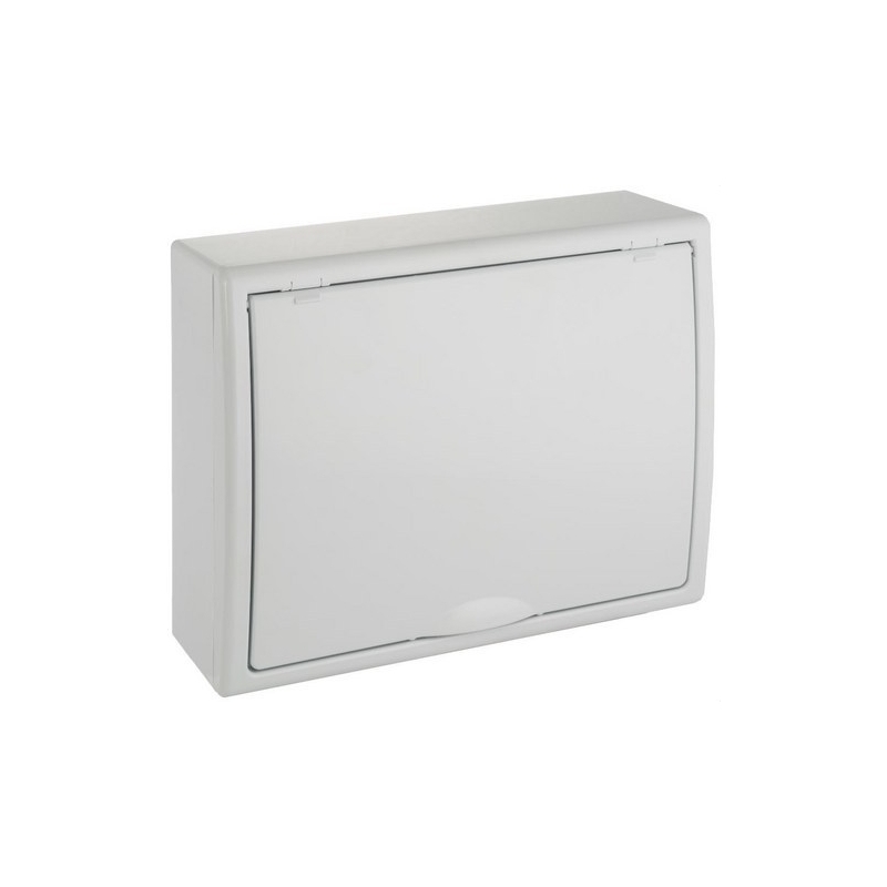 SOLERA 8703 Caja de distribución de superficie de 12 elementos 302x247x104mm color blanco