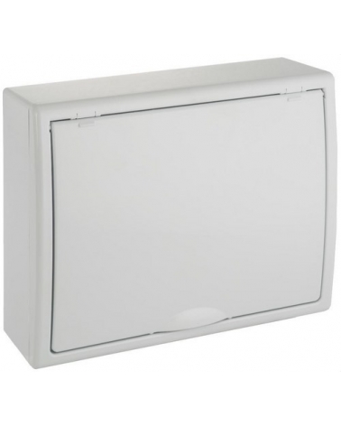 SOLERA 8703 Caja de distribución de superficie de 12 elementos 302x247x104mm color blanco