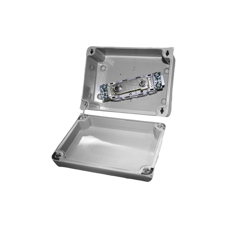 SOLERA 816PR1P160 Caja tapa 153x110x65 tornillo 1/4" vuelta gris