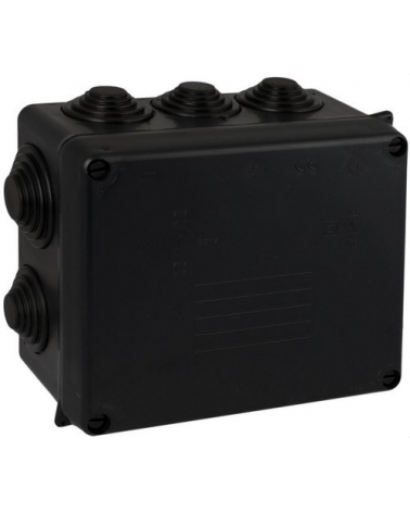 SOLERA 717N Caja estanca 160x135x70 10 conos PG21/29 negro