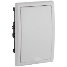 SOLERA 8695C Caja de distribución de empotrar de 4 elementos 125x195x72mm precintable marco y puerta blancos
