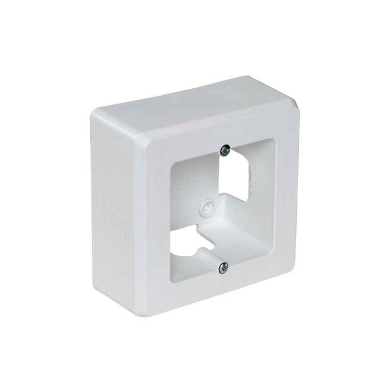 SOLERA 91 Zócalo superficie con 1 elemento 94x96x43mm blanco