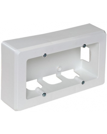 SOLERA 92 Zócalo superficie con 2 elementos 165x96x43mm blanco