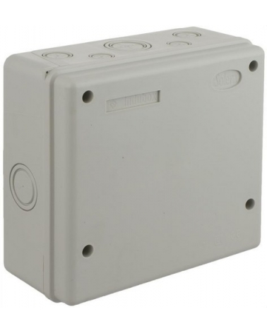 SOLERA 818B Caja conexión Serie Indubox 215x200x95 IP65 IK08 gris