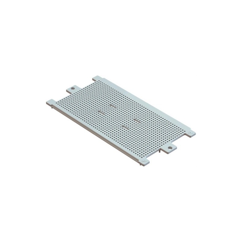 SOLERA PL-MP28 Placa de montaje multiperforada para fijación de elementos en caja 650°C