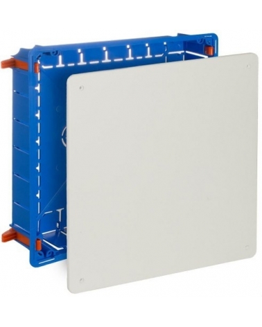SOLERA 324GW Caja de conexión de empotrar en tabique hueco 250x250x50mm tornillo fijación mediante bridas