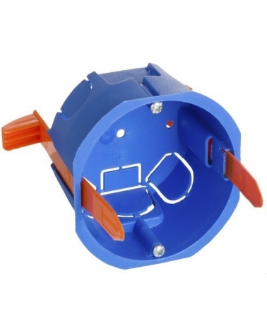 SOLERA 5625GW Caja de mecanismos de empotrar en tabique hueco 1 elemento 68x46mm bridas 4 entradas para tubo diámetro 20