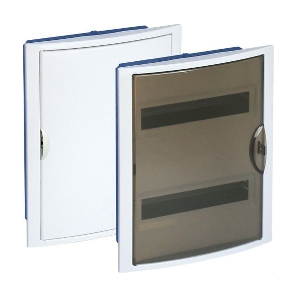 SOLERA 5250HGW Caja de distribución de empotrar en tabique hueco de 28 elementos 320x420x75 marco y puerta blancos