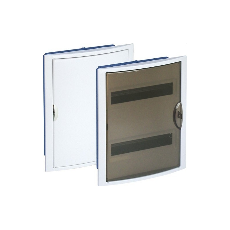 SOLERA 5250HGW Caja de distribución de empotrar en tabique hueco de 28 elementos 320x420x75 marco y puerta blancos