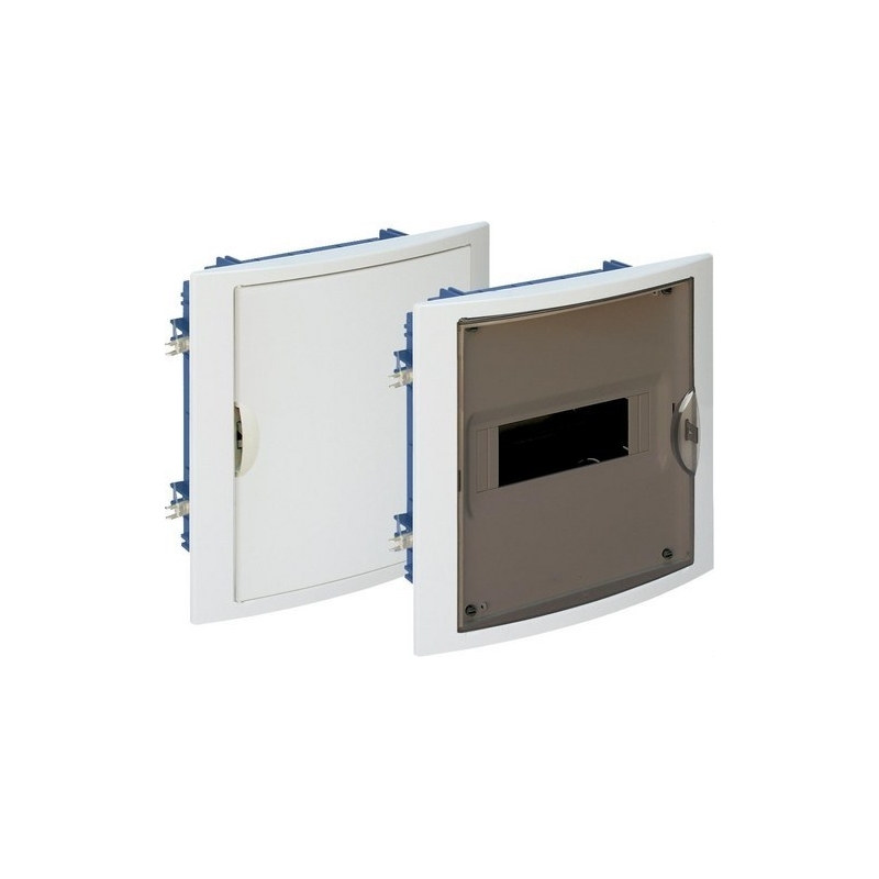 SOLERA 5108HGW Caja de distribución de empotrar en tabique hueco de 8 elementos 205x233x72 marco y puerta blancos