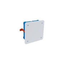 SOLERA 5362GW Caja de conexión 107x107x45mm tapa con tornillos para tabique hueco