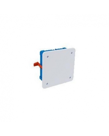 SOLERA 5362GW Caja de conexión 107x107x45mm tapa con tornillos para tabique hueco