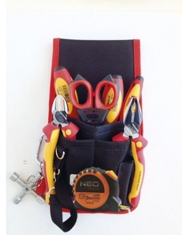 PROIMAN 100520 Kit herramienta alicate+destornillador+..+bolsa (8 unidades)